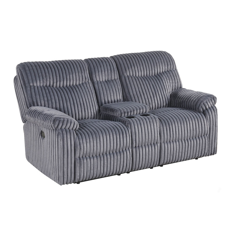 Causeuse rembourrée, gris