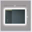 Miroir de salle de bain pour salle de bain à DEL avec luminosité élevée, touche à intensité variable, interrupteur mural, antibuée, IRC 90, réglable 3000K-4500K-6000K, IP54 imperméable, économiseur d'énergie, vertical et horizontal-2097614973