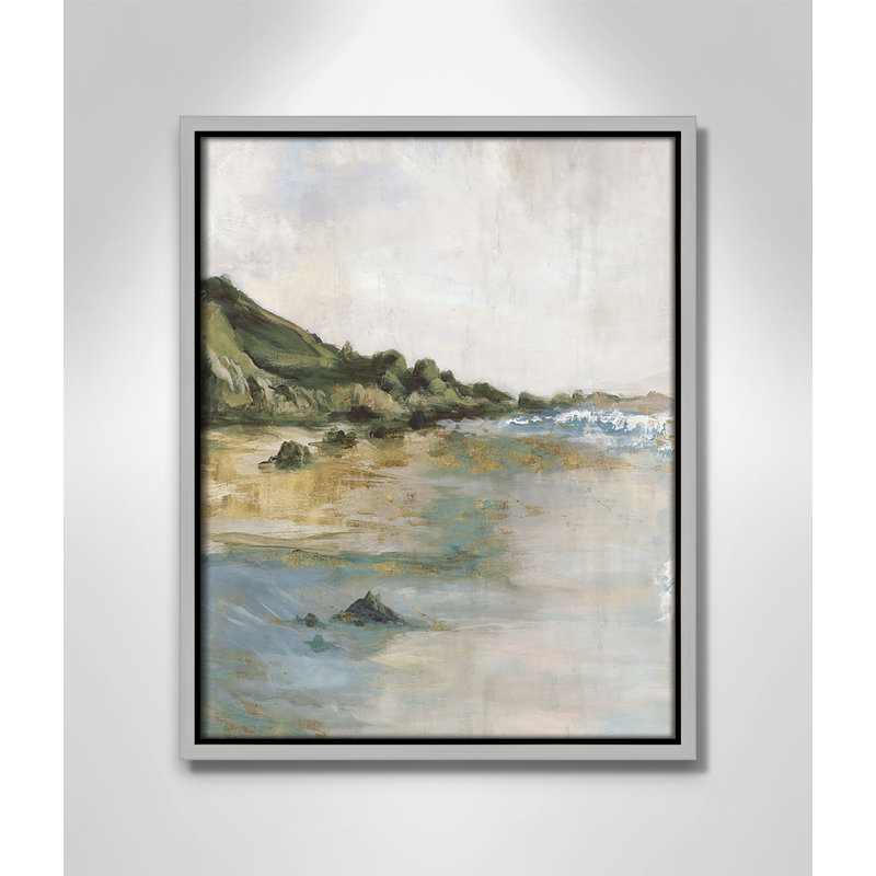 «Cordoba Tide’s Edge» par, Argent argent, H 15,5 po x l 12,5 po
