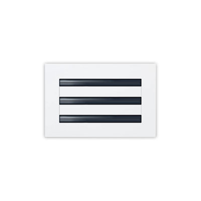 Buildmart - Couvercle d'évent AC moderne 10 x 6 - Diffuseur à fente linéaire standard - Grille de registre / Taille: H 2 po x l 6 po x L 10 po