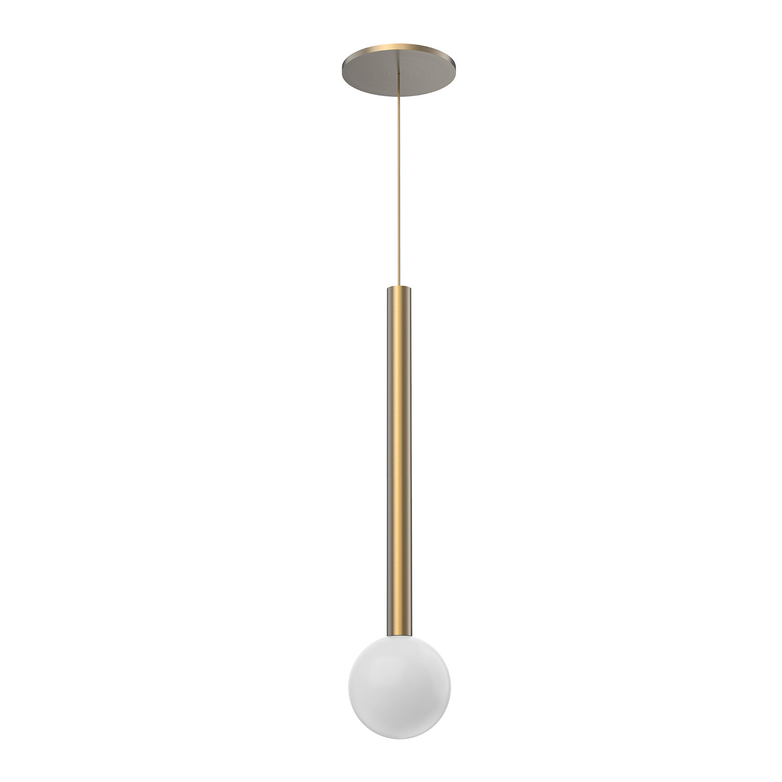 Elixir Single Light Glass Dimmable LED Pendant