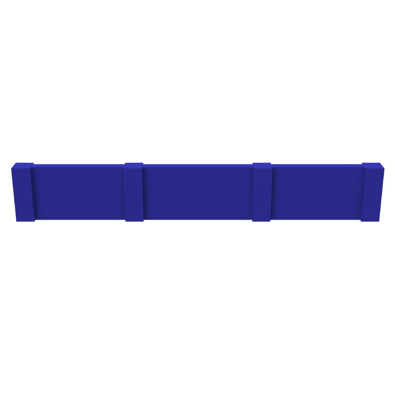 Ensemble mural pour poney Everblock, Bleu, H 36 po x l 240 po x P 12 po