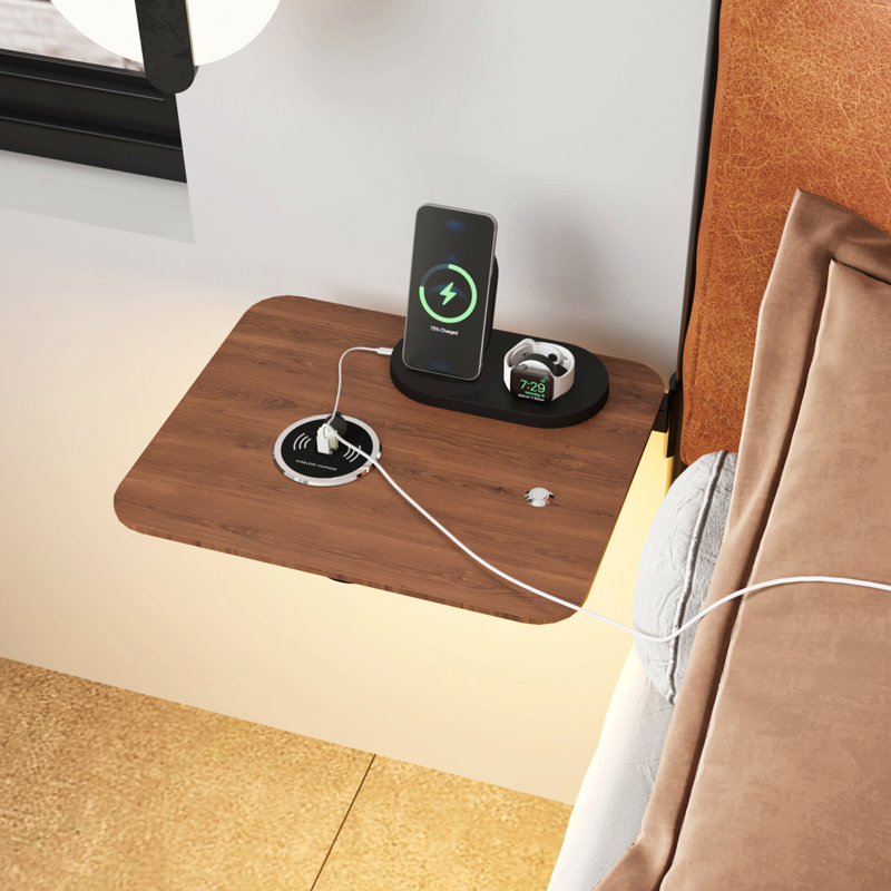 Lit plateforme tapissier Naseef, Grand lit