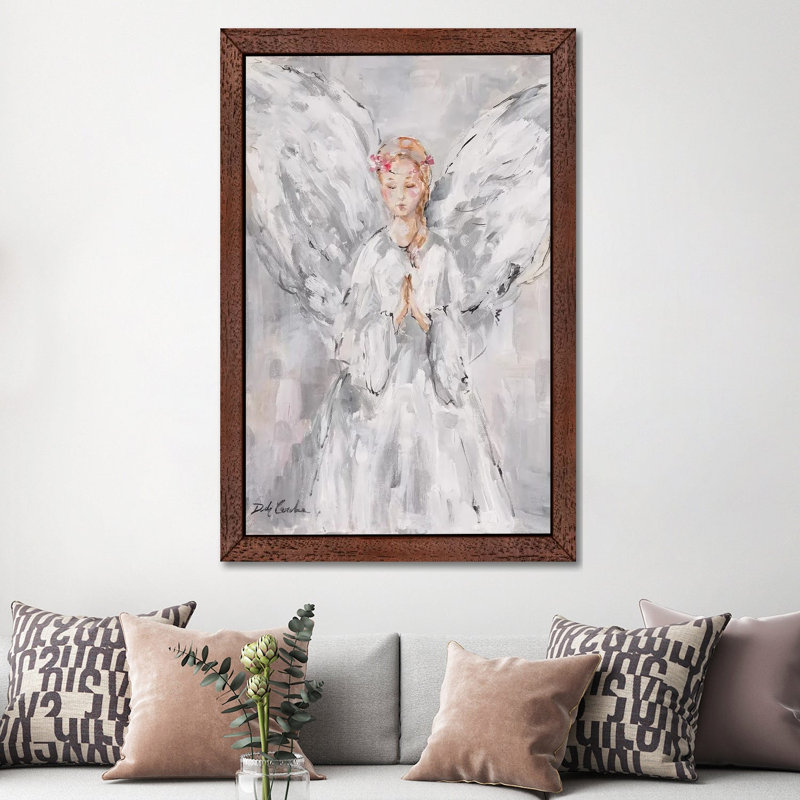 Heavenly by Debi Coules - Painting on Canvas, Brown Framed, 101.6 cm H x 66.04 cm W