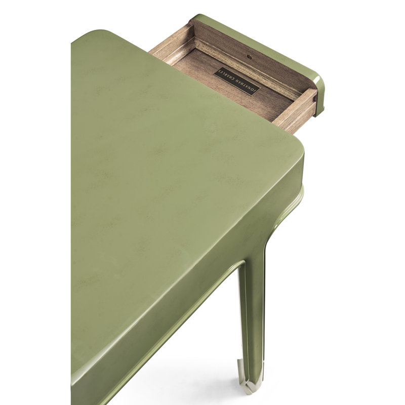 Polly Rose Rectangular End Table, Green