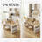 Black Kitchen Island with Extendable Dining Table for 6, Double Storage & Power Outlet, Faux Marble Top-89047208