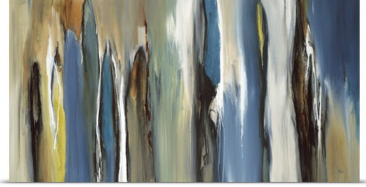 Zyyon Fields of Blue - imprimé, H 15 po x l 30 po x P 1,5 po, Toile