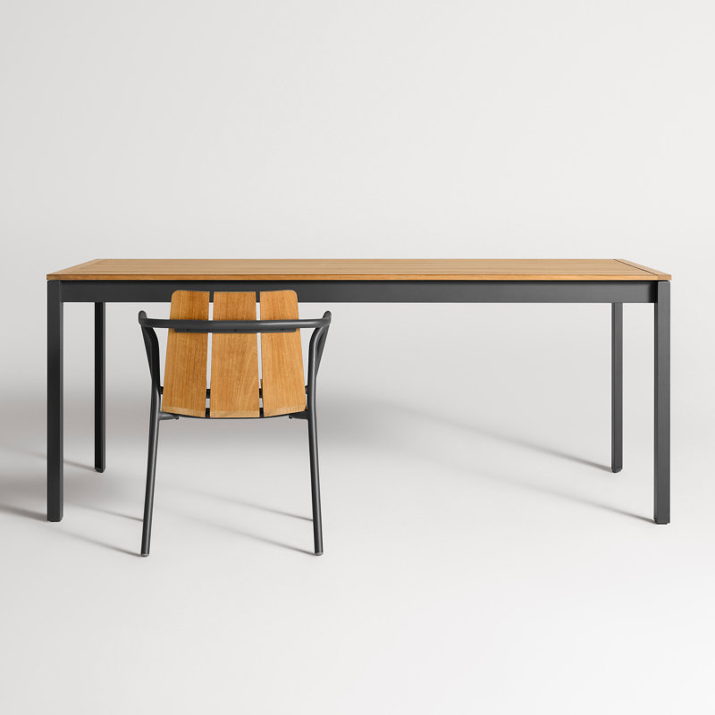 Hold Tight Outdoor Dining Table, Carbon