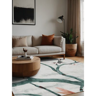Tapis gris lavable à la machine