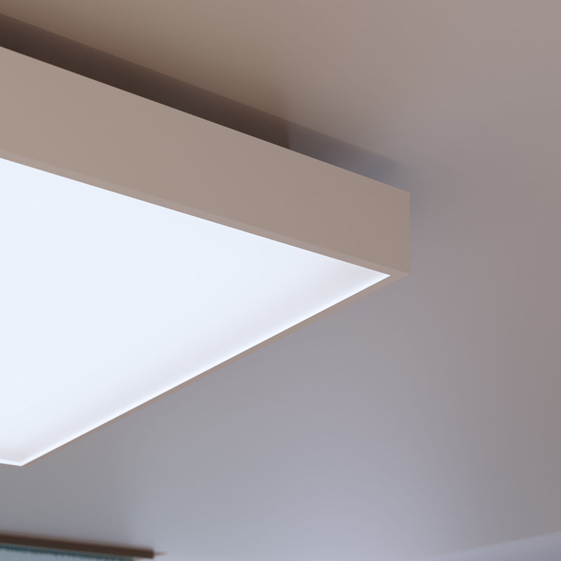 Pi 1 - Light LED Flush Mount, 4" H x 30" W x 30" D, 3000K