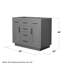 Base de meuble-lavabo simple autoportant de 41 po Beckett-128066817-134435008
