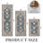 Machine Washable Non-Slip Kitchen Mat (Set of 3)-90618786