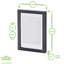 Photo Frames with 4" x 6" Mount - A5 (6" x 8") - Grey/White