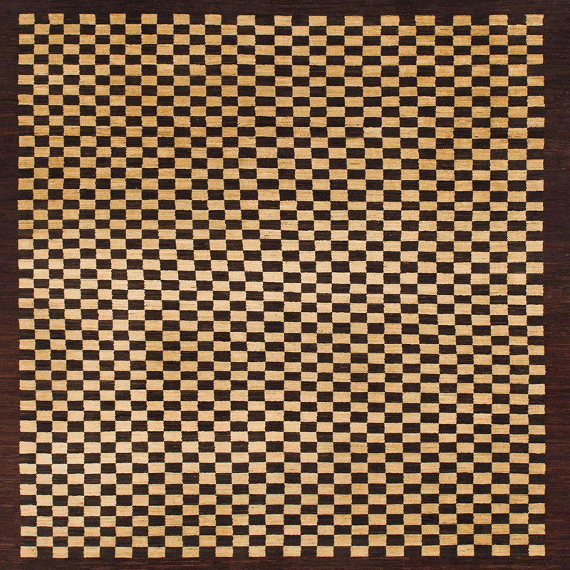 Tapis abstrait moderne 1438, Carré 7 pi