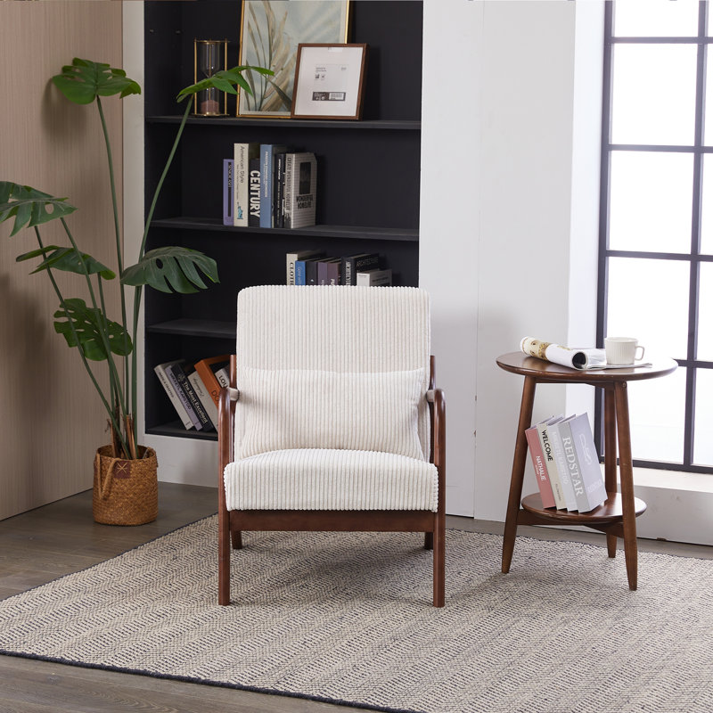 Chaise d'appoint Winnie, Noyer