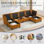 Canapé modulaire modulaire, canapé modulaire convertible avec repose-pieds avec rangement, canapé modulaire en forme de U pour le salon-1659207031
