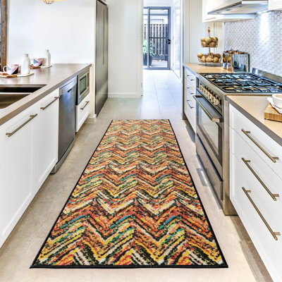 Performance Chevron Indoor Rug