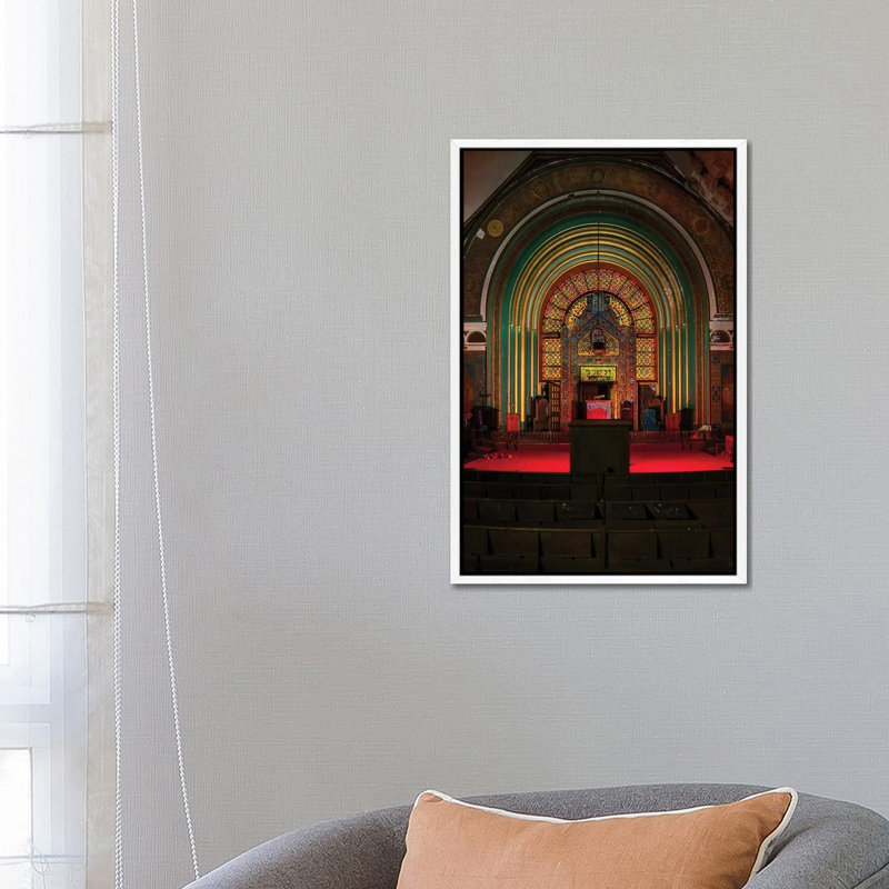 Seeking Soul VII by Brenda Mangalore - Floater Frame Print on Canvas, 66.04 cm H x 45.72 cm W, White Framed Canvas