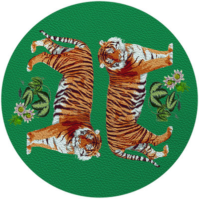 Tiger Seeing Double 16" Vinyl Placemat