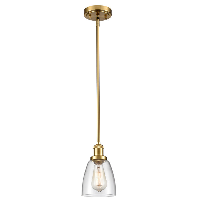 Gulshen 1 - Light Brass Bell Pendant
