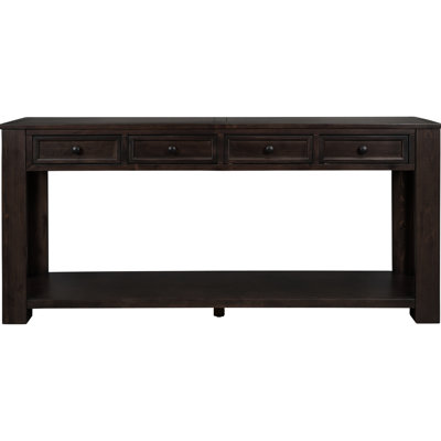 Console Table With Large Storage: Living Room & Entryway In : Stylish Spacious For