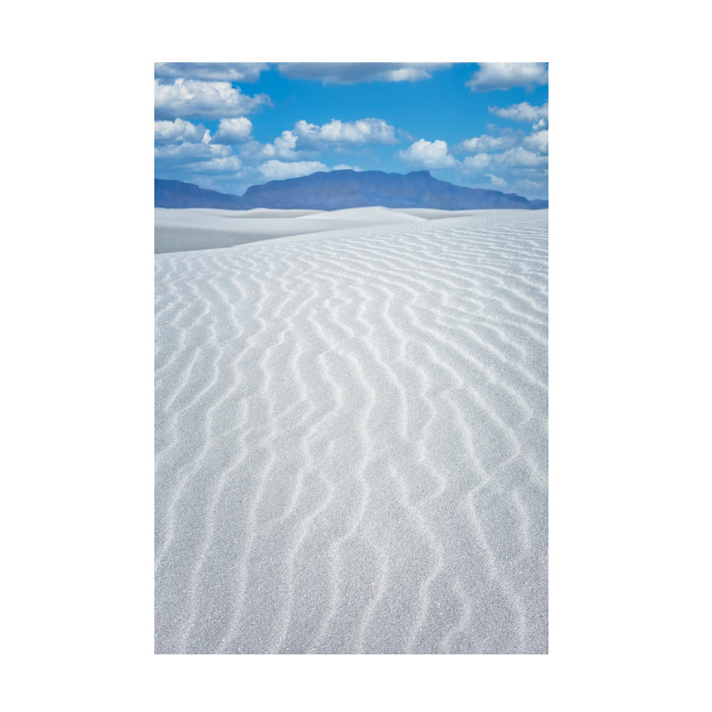 Œuvre sur toile, bolice Janice Sullivan, Whitesands, Nouveau-Mexique, H 47 po x l 30 po