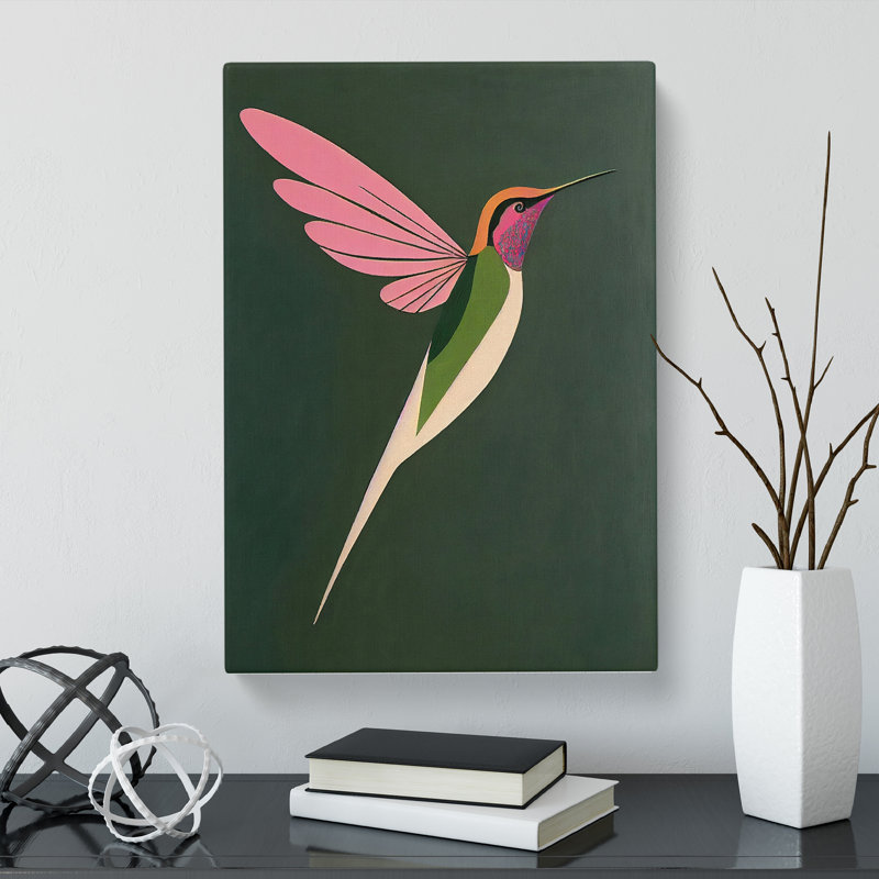 Eiver Hummingbird Unique Vol.2 - Wrapped Canvas, 50cm H x 35cm W x 3cm D