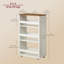 86.5cm H x 43.2cm W Storage Rack with Wheels
