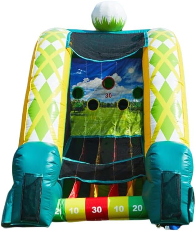 Jeu gonflable de jeu de golf JumpOrange pour enfants et adultes, de qualité commerciale (avec souffleur)