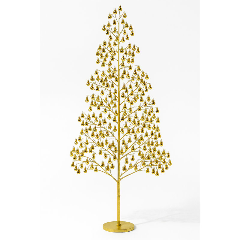  Micro Led Bauble Tree 1.8m, Gold