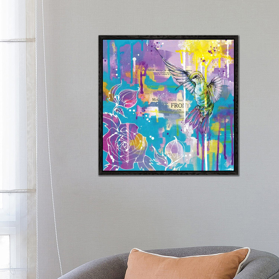 A Hummingbirds Folly von Sillier Than Sally - Gallery-Wrapped Canvas Giclée on Canvas