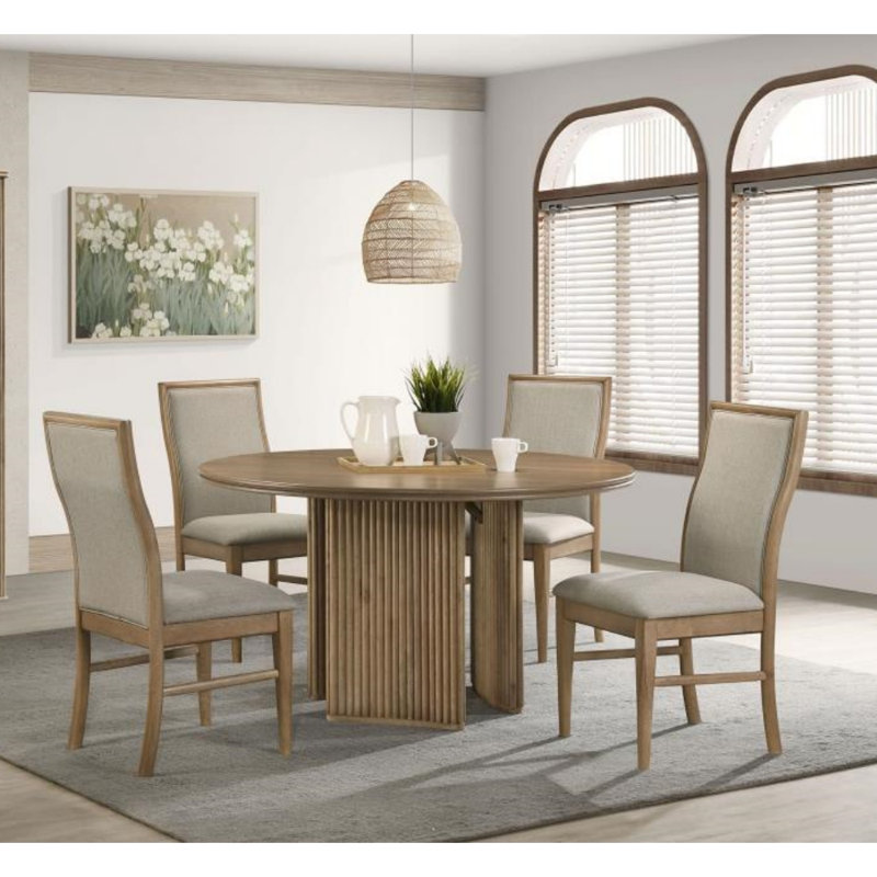Acosta 5-piece Round Dining Table Set