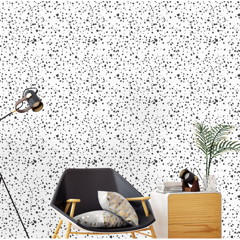 Rouleau de papier peint peler et coller Demerzier Dalmatian, L 16,67 po x l 25 po