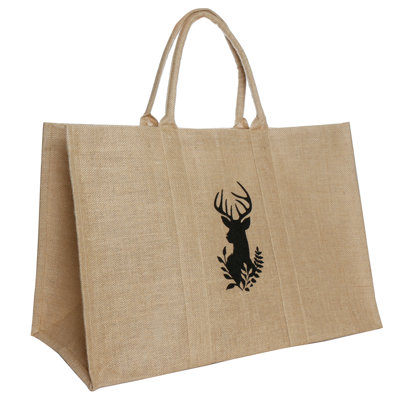 Kristine Jute Log Carrier