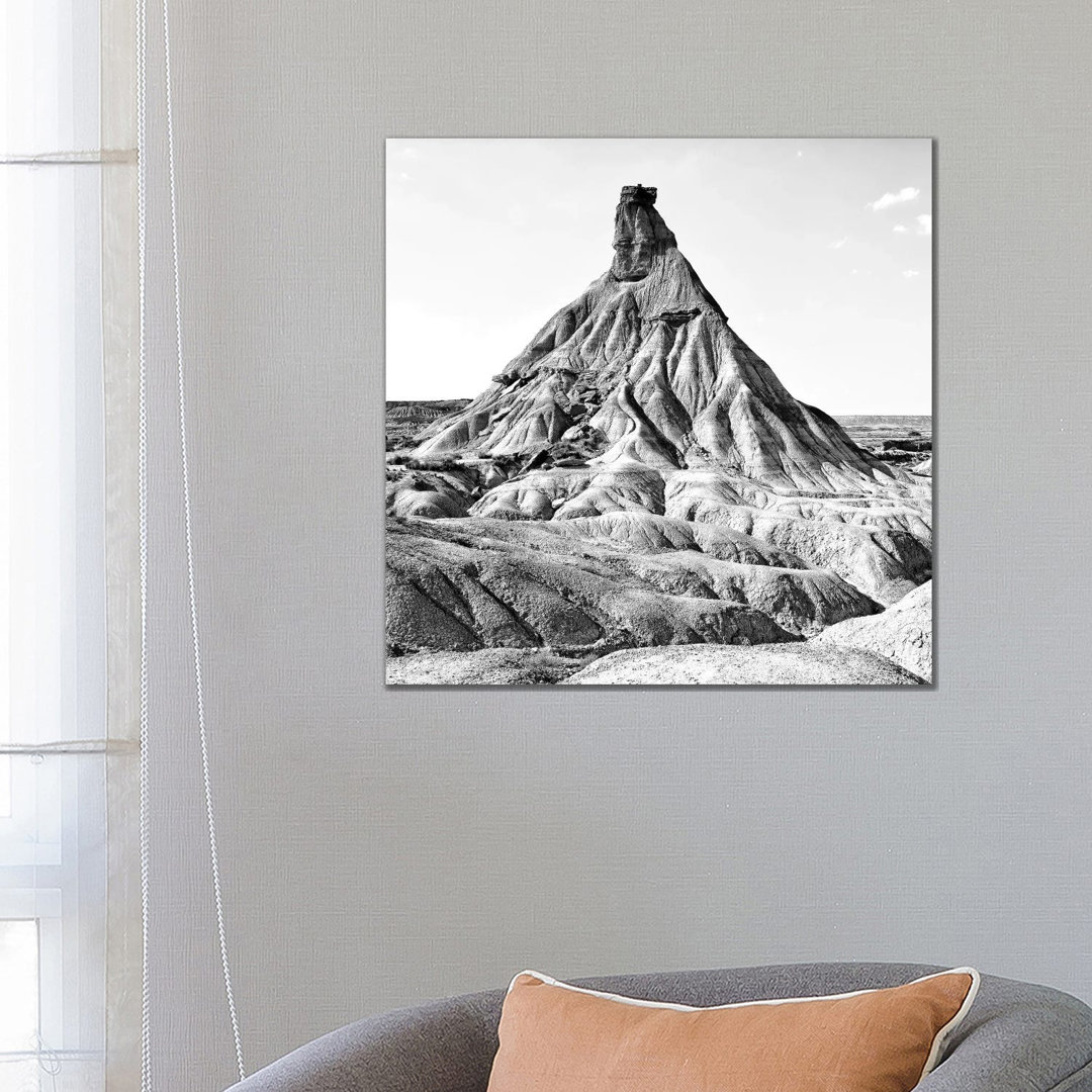 Bardenas Reales B&W von Philippe Hugonnard - Galerie-verpackte Leinwand Giclée auf Leinwand