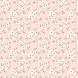 Secret Garden Delicate Flower Trail Design 33' L x 21" W Wallpaper Roll