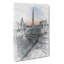 Skyline in Dubai in Abstract - Wrapped Canvas Drawing - Wrapped Canvas-55339606
