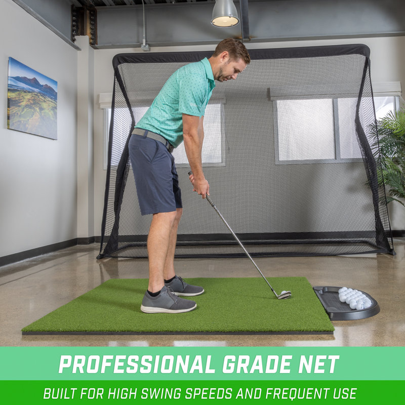 Gosports ELITE Golf Practise Net With Steel Frame - 10'' Size