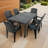 Schaffa Rectangular with 6  Chairs Garden Set