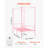Twin Size Metal Canopy Bed Frame With Headboard, Four Posters, And Under-Bed Storage For Modern Bedrooms.