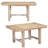 Zelmiro 6 - Person Extendable Solid Wood Solid Wood Top Four Leg Dining Set-699028639