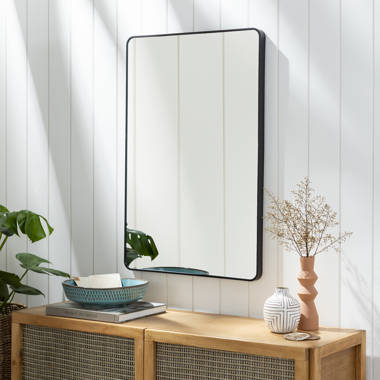 Coaster 901838 Multi squares outer edge framed rectangular design frameless  decorative wall mirror