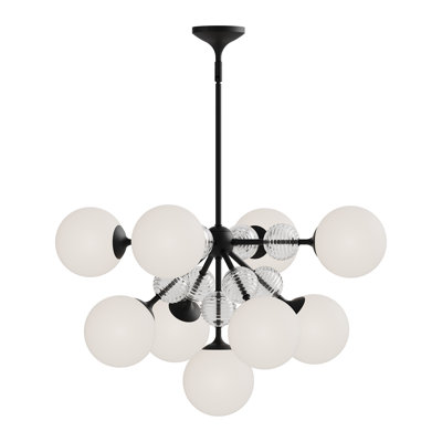 Lustre sphérique spoutnik à 9 lumières Celia