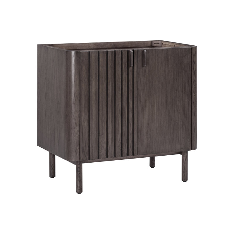 Blakely 36'' Dark Brown Oak Bathroom Vanity Base