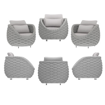 Crisla 6 - Person Outdoor Seating Group with Cushions