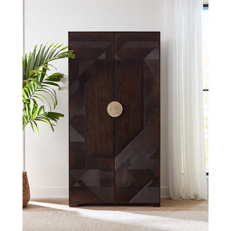 Retreat 2 - Door Armoire, Black Sand