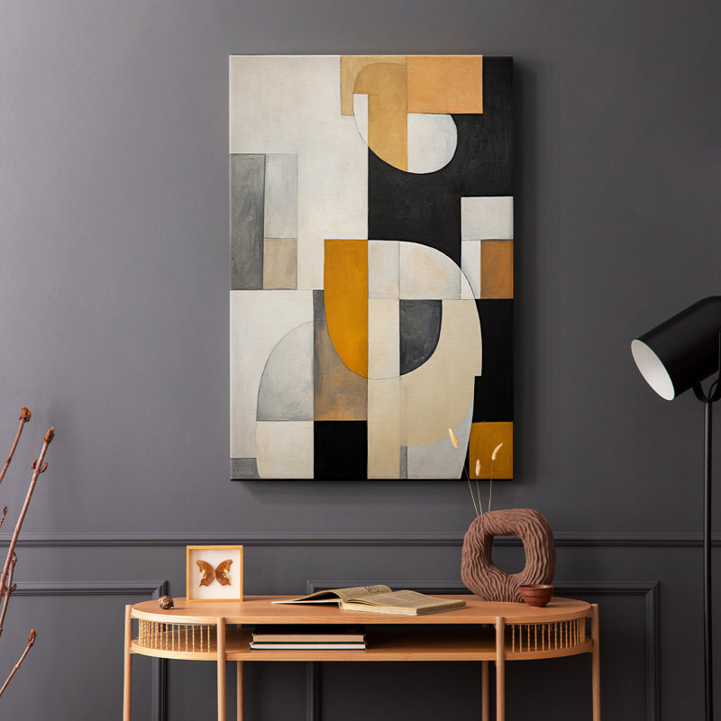 ABSTRACT Series CDXCVII - Cavas enveloppés de galerie, H 36 po x l 24 po