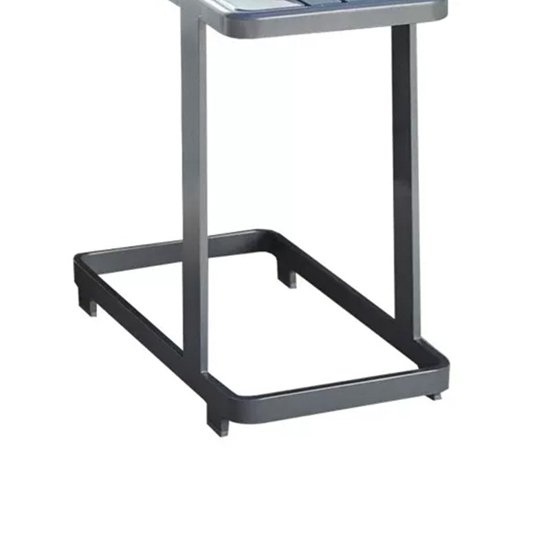 Table d'appoint en fritté pour patio, Gris