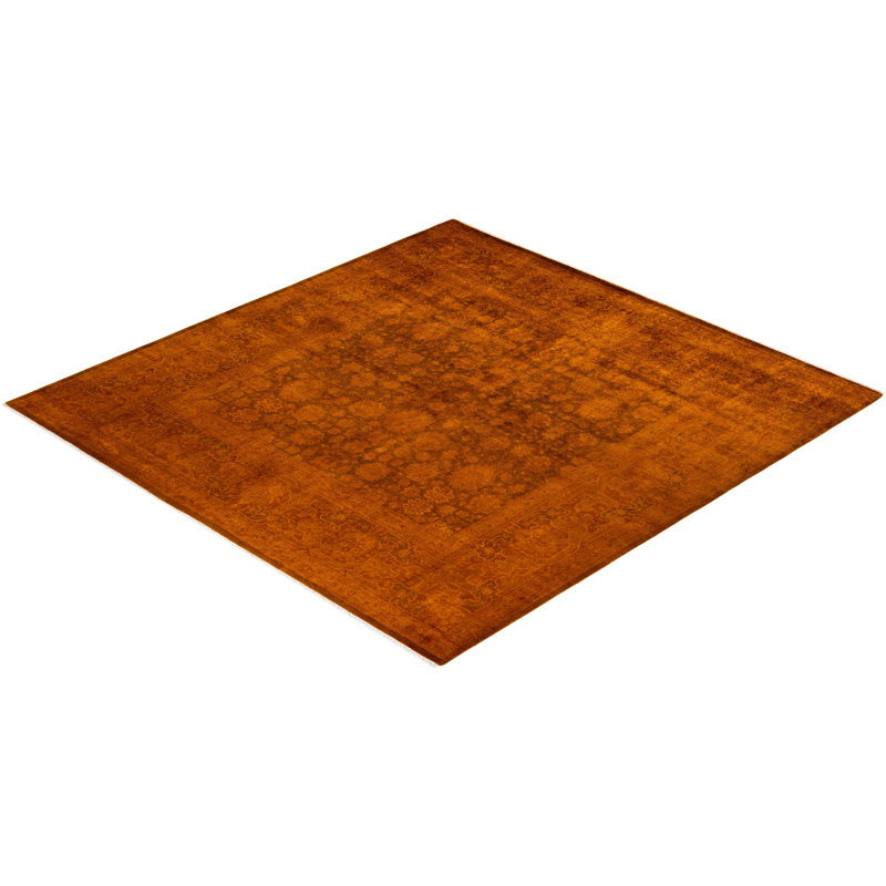 Fine Vibrance One-of-a-Kind 8'2" X 8'6" Hand Knotted Area Rug