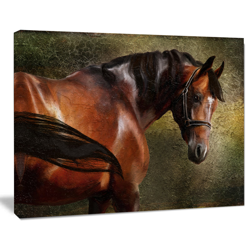 " The Thoroughbred ", 30" H x 40" W x 1" D
